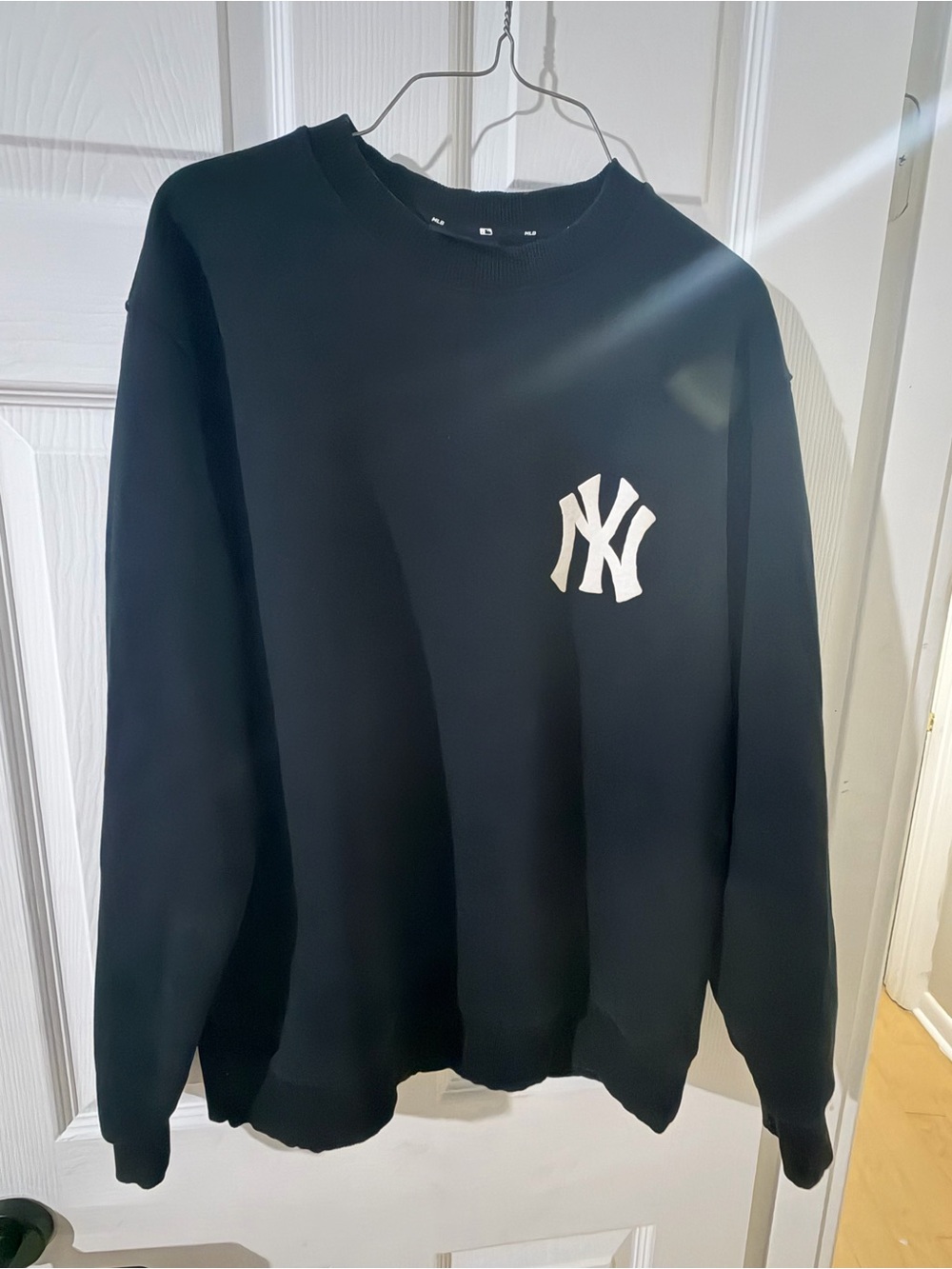MLB New York Yankees Black Crewneck Sweatshirt MLB Like Yankees Planet Graphic